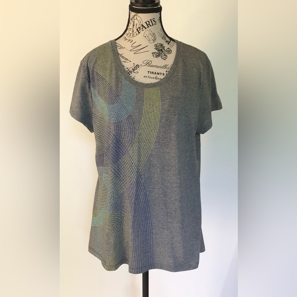2/$17 Athletic Works Tee large gray